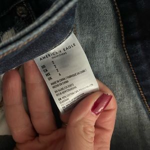 American Eagle super stretch high rise shorts